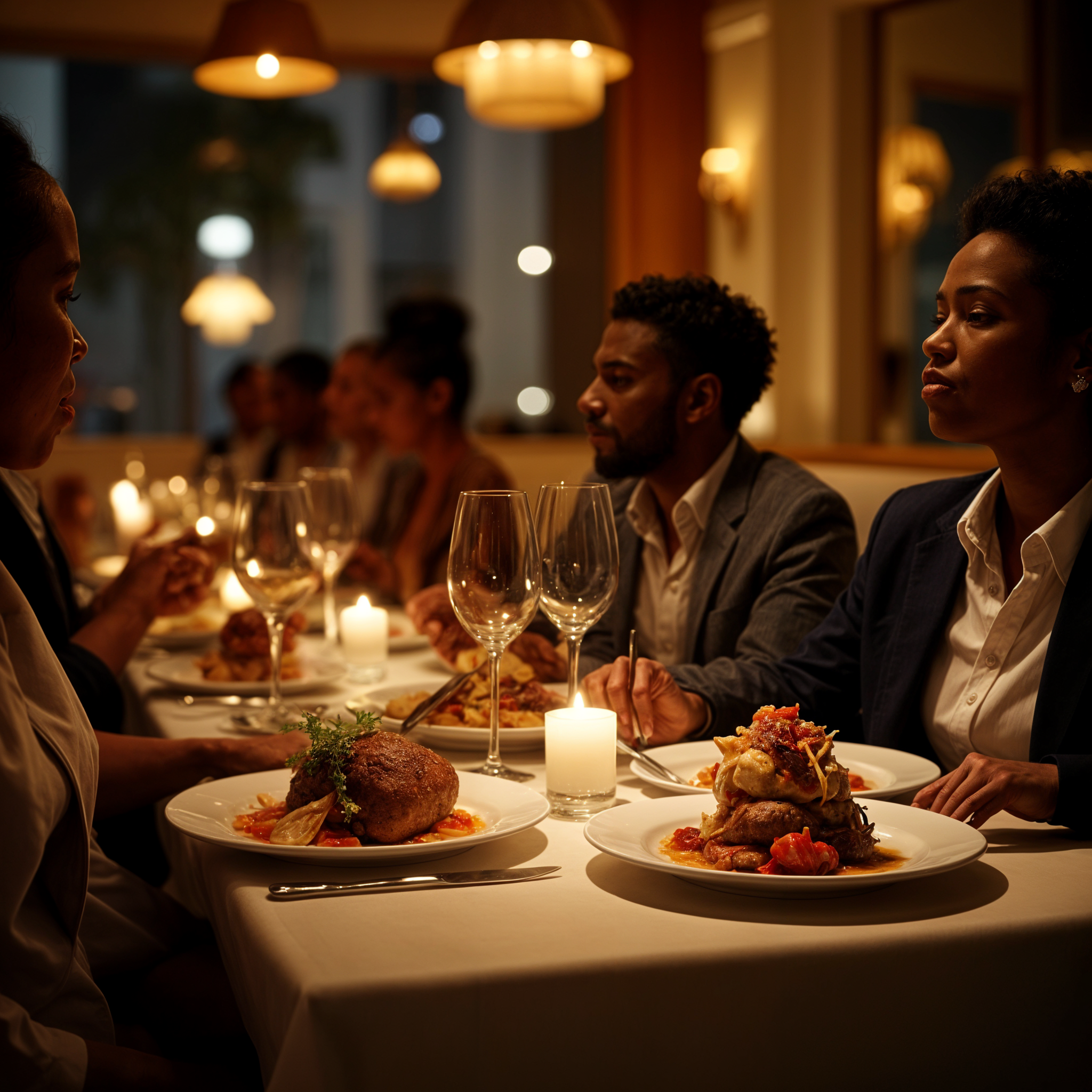 Beautiful restaurant interior